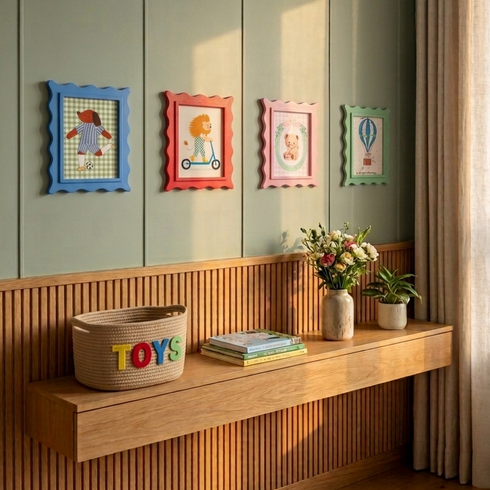 Wavy Wooden Frame