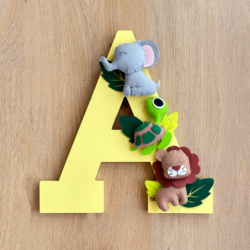 Jungle Themed Personalised Alphabet