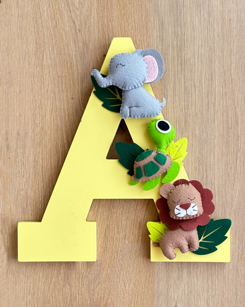Jungle Themed Personalised Alphabet