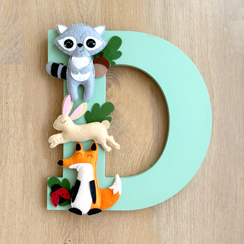 Woodland Themed Personalised Alphabet