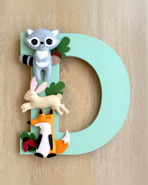 Woodland Themed Personalised Alphabet