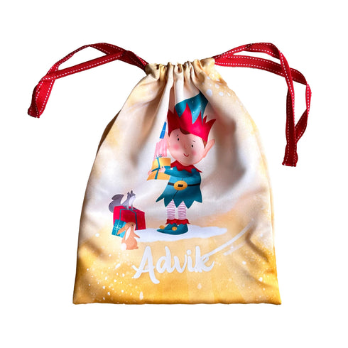 Personalised Christmas Sack - Elf