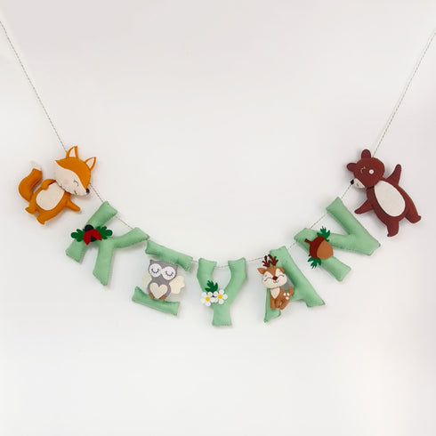 Personalised Woodland Adventures Name Bunting/Garland