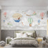 Grey Personalised Hot Air Balloon Wallpaper
