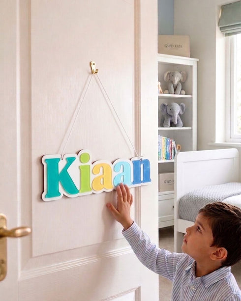 Personalised Name Plate - Tropical