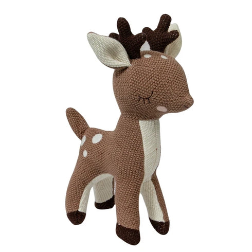 Deer - Knitted Cotton Plush Toy