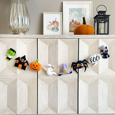 Felt Spooky Halloween Garland