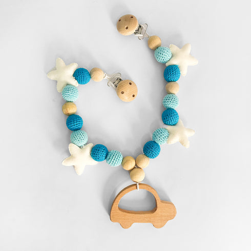 Baby Stroller Garland Chain - Blue Car