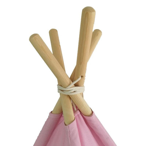 Tent/Tepee - Pink and White Striped