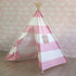 Tent/Tepee - Pink and White Striped