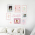 Pretty in Pink Theme - Baby Girl Gallery Wall