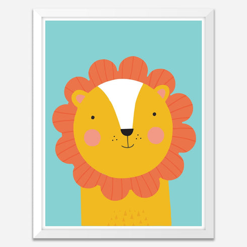 Lion - Framed Wall Art
