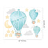 Hot Air Balloon Blue - Wall Decal Sticker