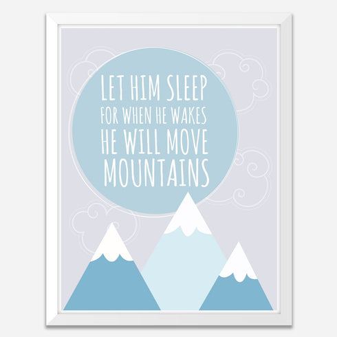 Let Him Sleep - Motivational Wall Art