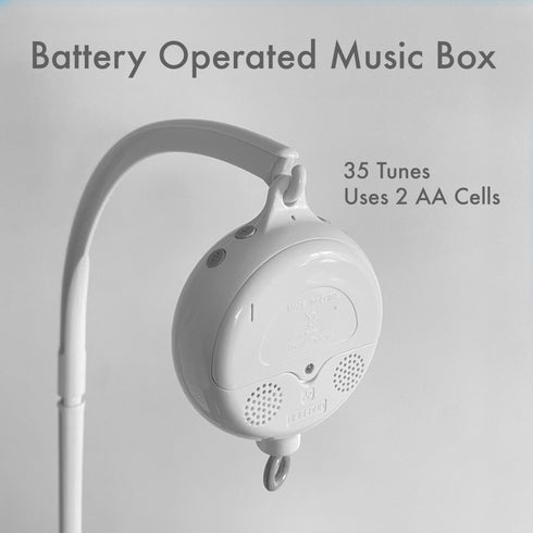 Rainbow and Cloud Cot Mobile