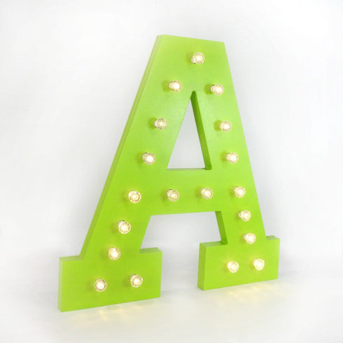 Large Alphabet Marquee Lights