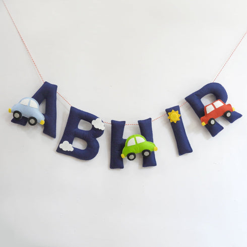 Personalised Car Name Bunting/Garland