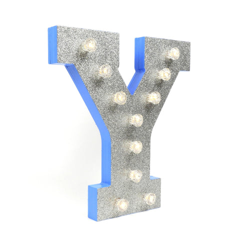 Retro Alphabet Marquee Led Light - 10"