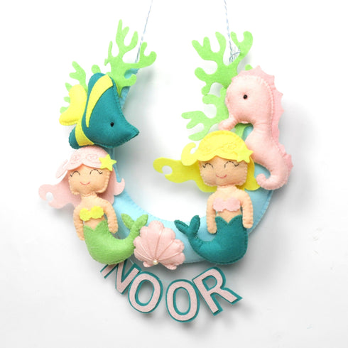 Personalised Mermaid Wall Hanging