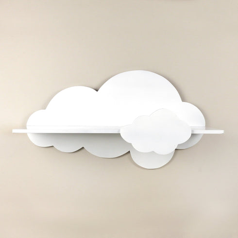 Nursery Decor - Wooden Cloud Shelf