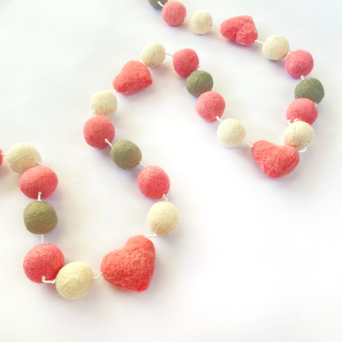 Personalised Heart Garland