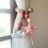 Cloud, Star and Felt Ball - Curtain Tie Pair