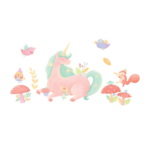 Unicorn Fairy Wall Decal Sticker