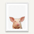 Little Piggy - Minimalist Framed Wall Art
