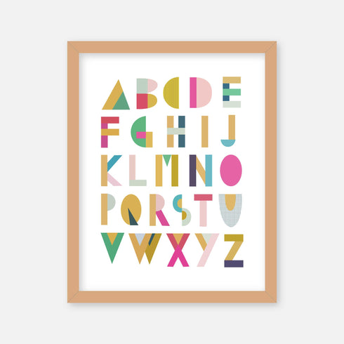 A-Z Framed Wall Art