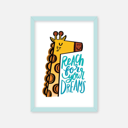 Reach for your Dreams - Framed Art Print