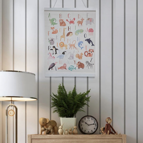 A-Z Animal Alphabet Poster