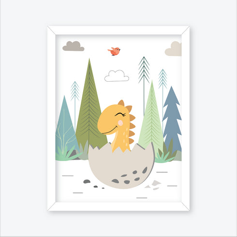 Dinosaur Adventures Wall Art Frame Set