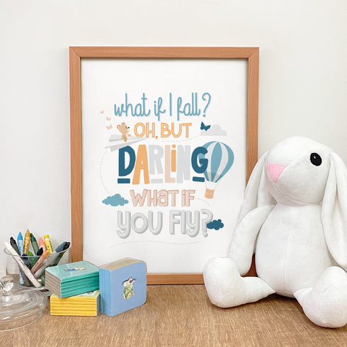 What If You Fly Wall Art Frame