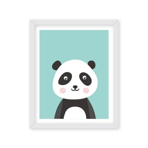 Monochrome Animal Portrait Frames Set