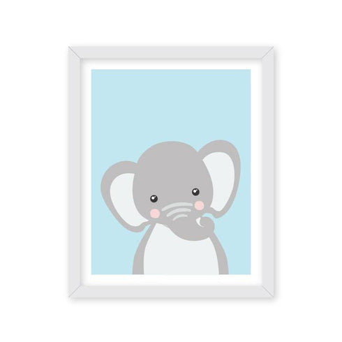 Monochrome Animal Portrait Frames Set