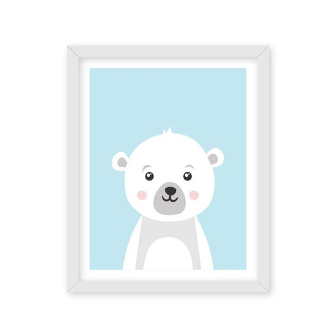 Monochrome Animal Portrait Frames Set