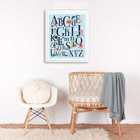 A-Z Nautical Poster