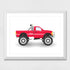 Red Truck - Framed Wall Art