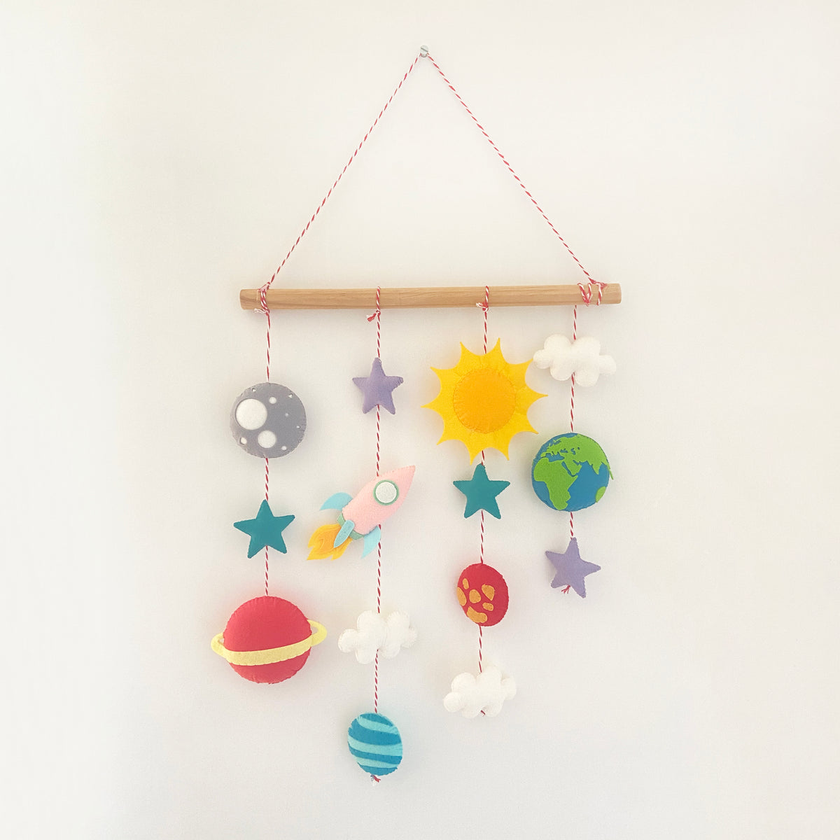 Solar System Ceiling Hanging Decor For Nursery Larger Solar System