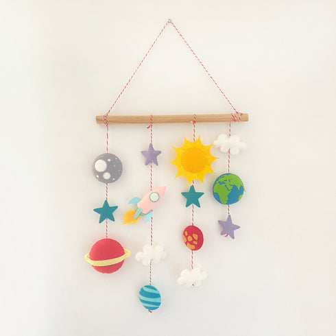 Solar System Felt Wall Hanging