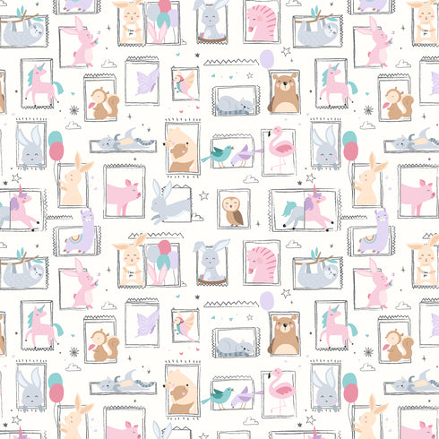 Enchanted Animal Portrait Wallpaper