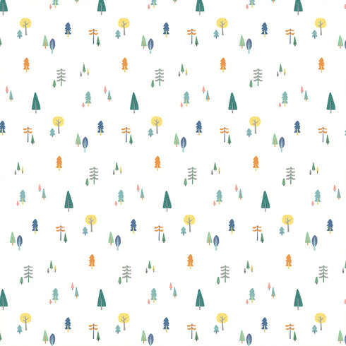 Woodland Trees Nursery Wallpaper