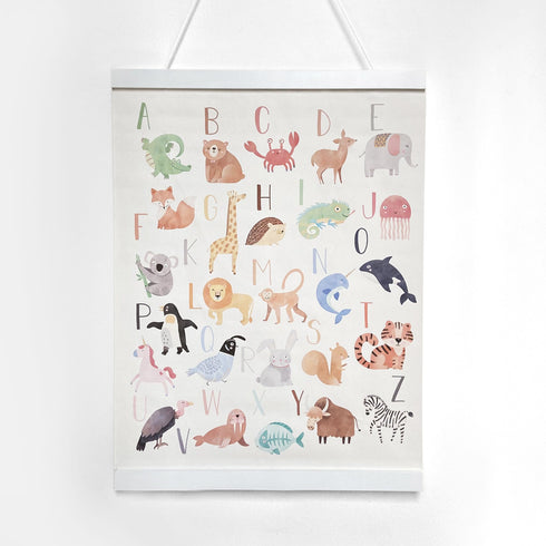 A-Z Animal Alphabet Poster