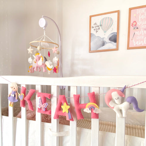 Unicorn Crib Mobile