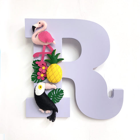 Tropical Themed Personalised Alphabet