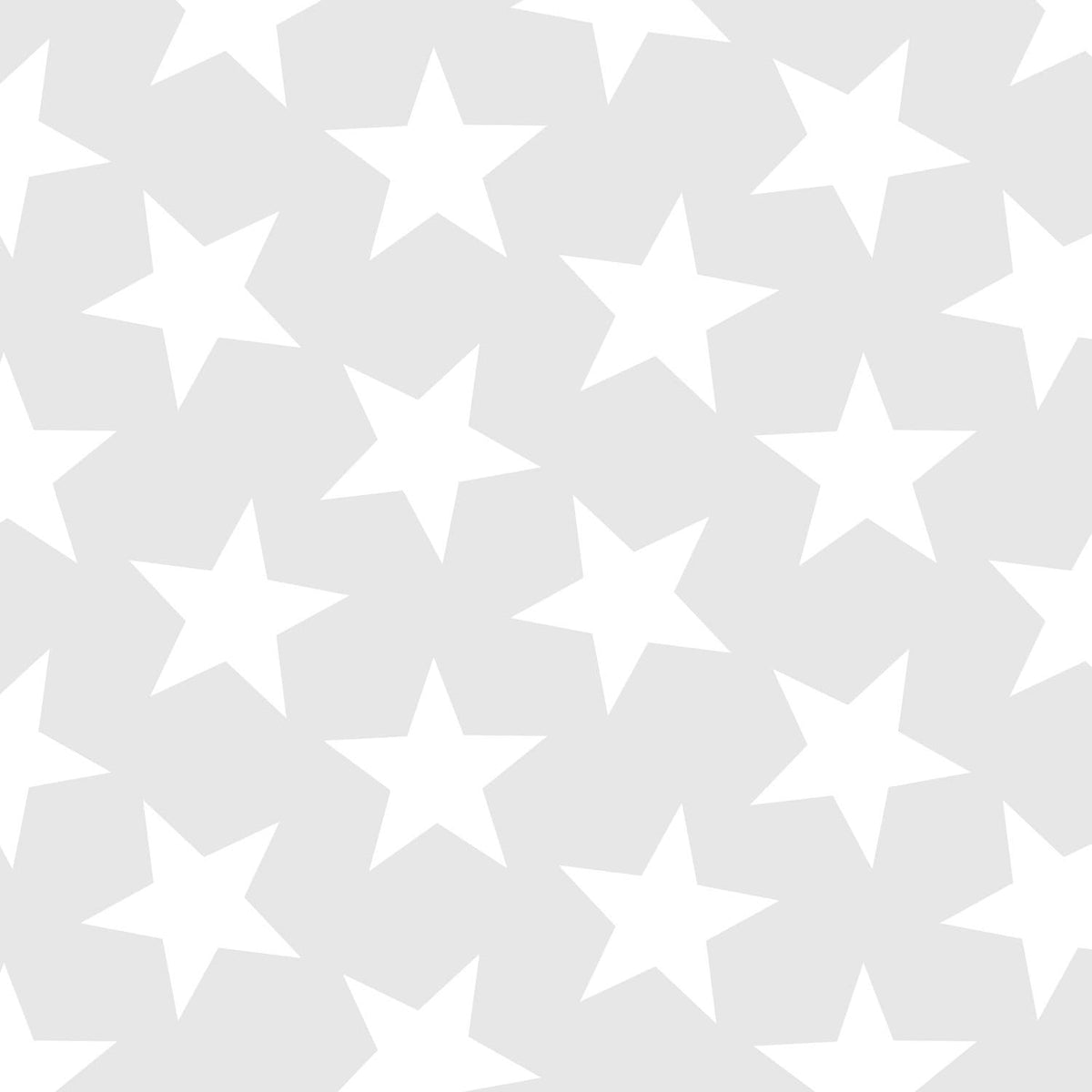 Nursery Décor Kids Baby Room Children's Stars Theme Wallpaper Grey