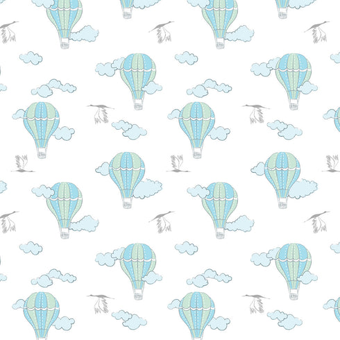 Blue Parachutes Wallpaper