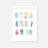 Alphabet & Numbers Wall Art Set