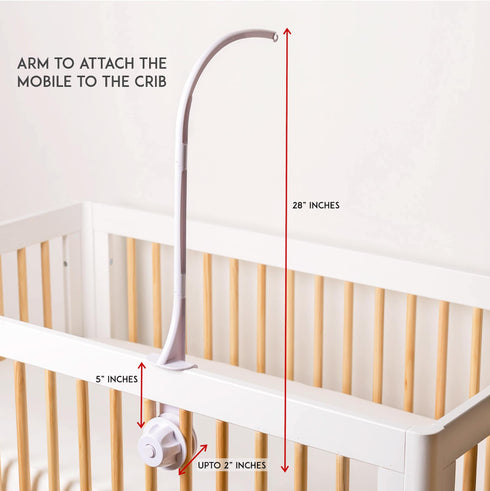 Baby Llama Cot Mobile - Amber