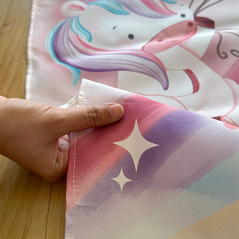 Baby Milestone Blanket - Flying Unicorns